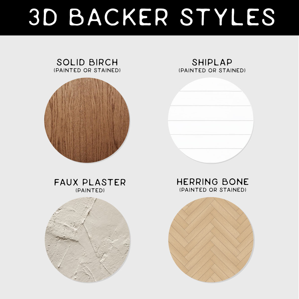 Jolie | Round | 3D Wood Sign