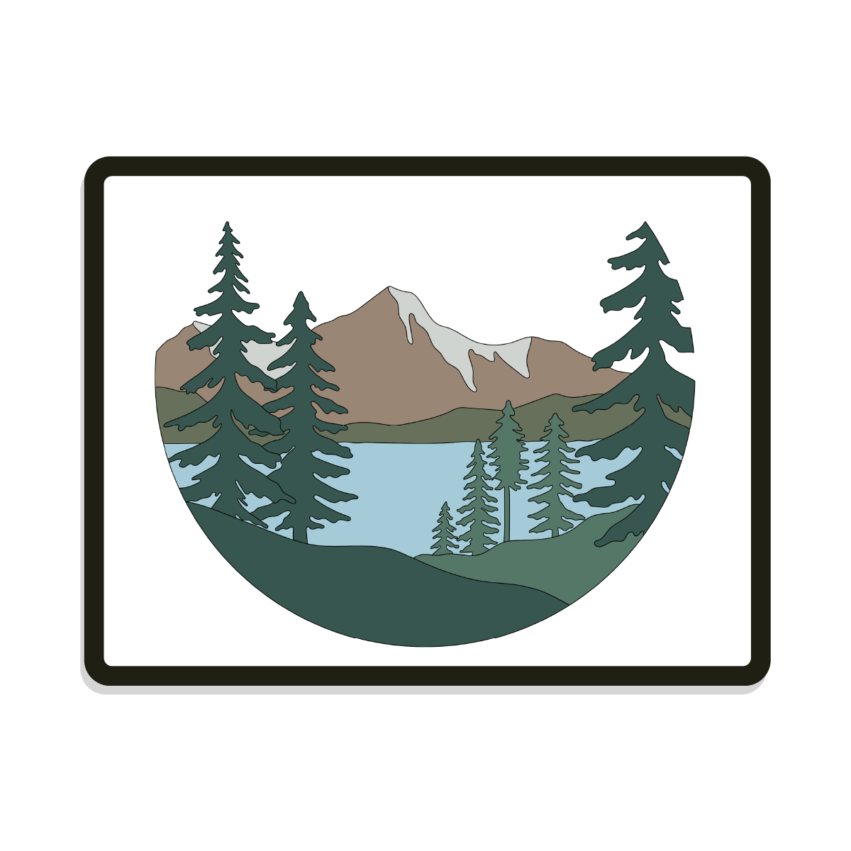 Alpine | Round | Mountains