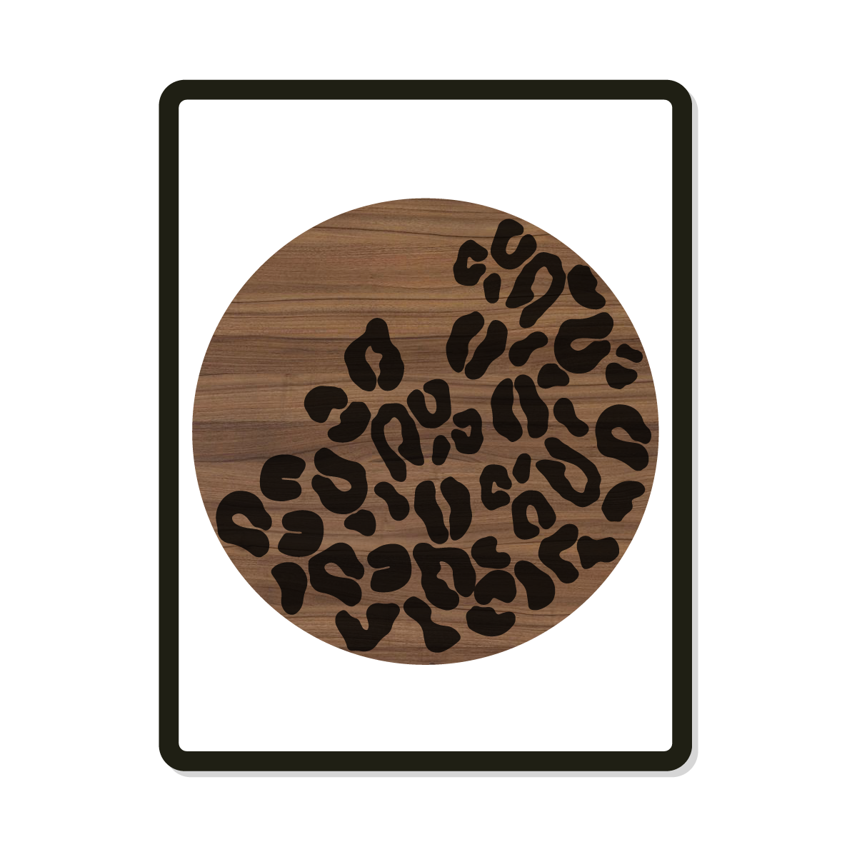 Ashley Round | Leopard Print