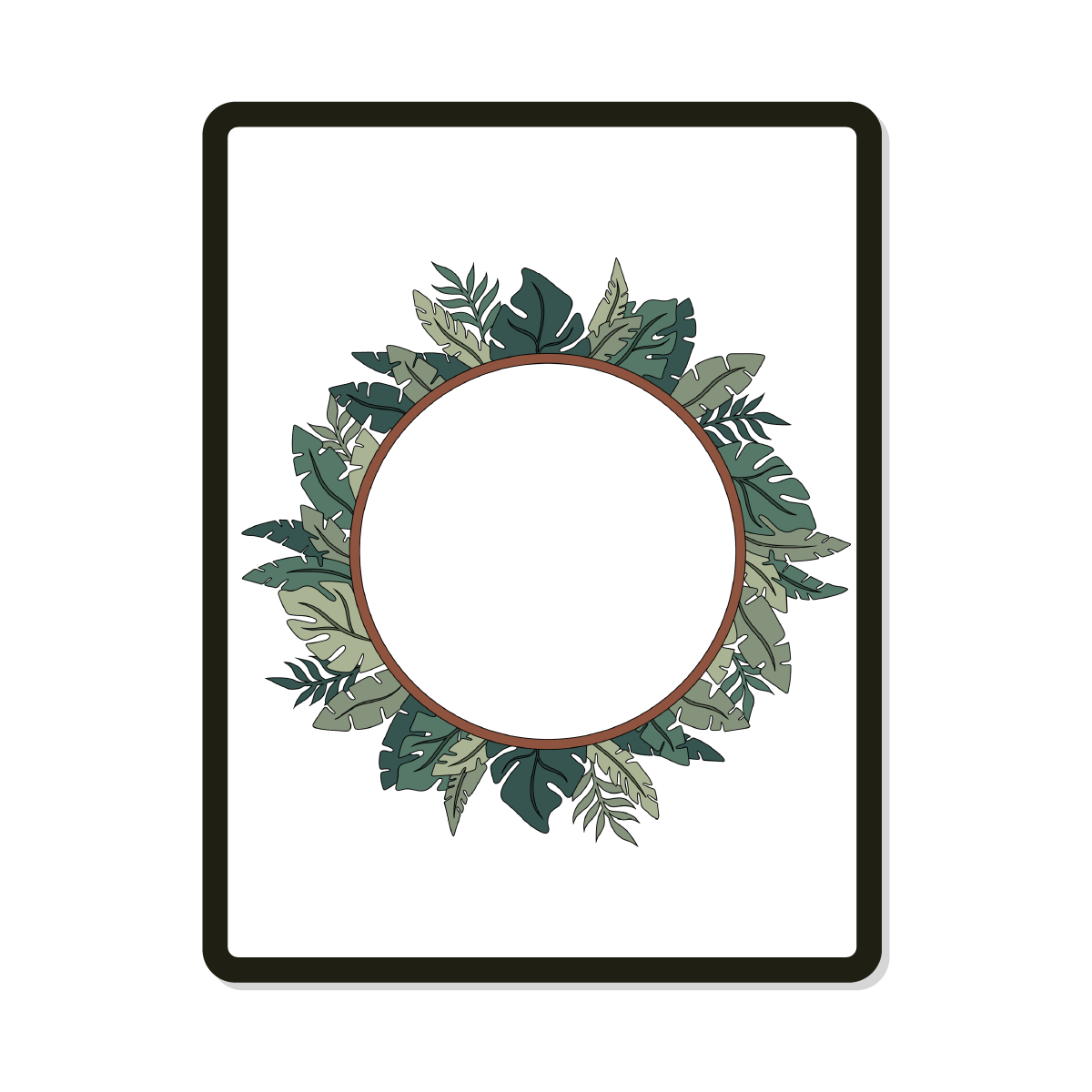 Bodhi | Round | Jungle Greenery