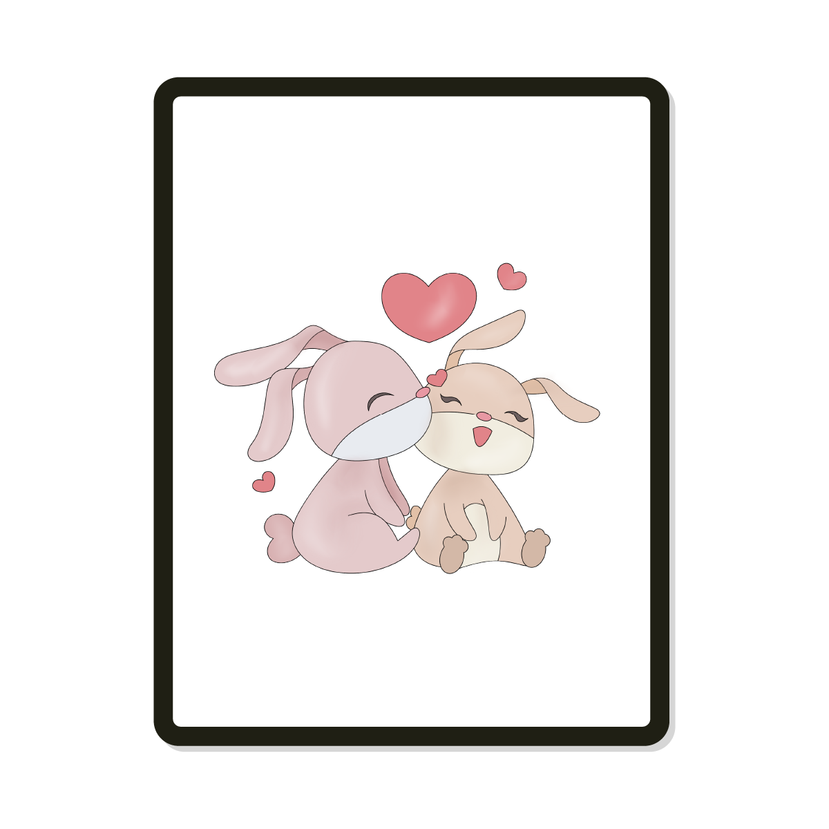 Bunny Kisses | Valentines Day