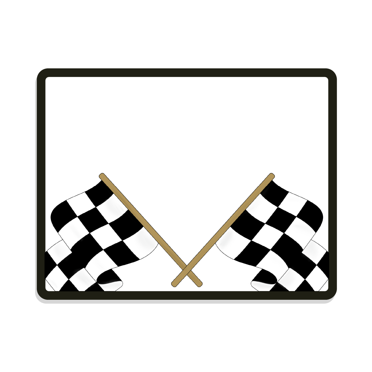 Chase Rectangle | Checkered Flag