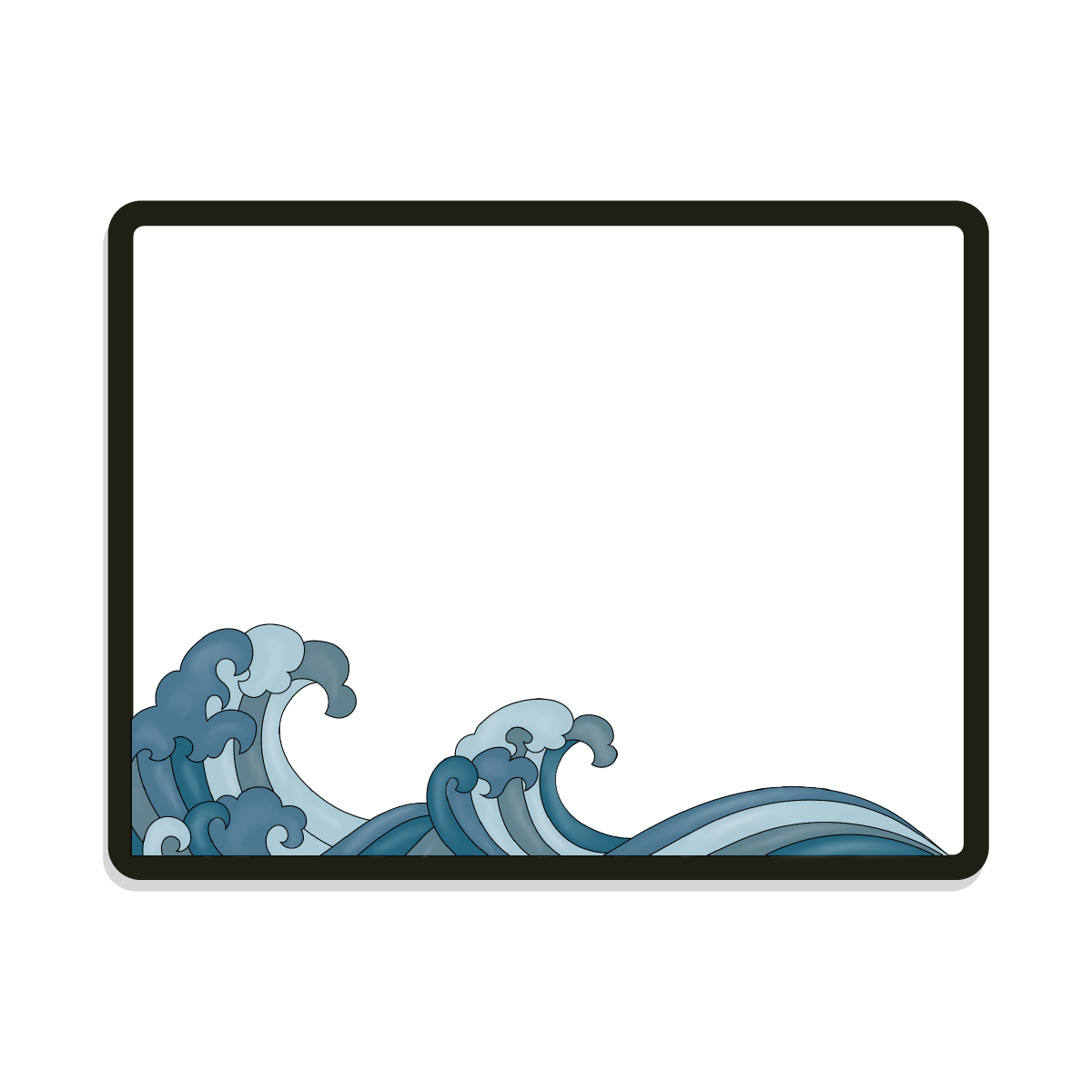 Harbor | Rectangle | Waves
