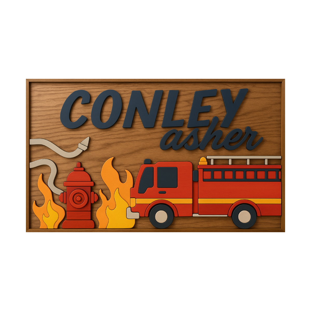 Conley | 3D Wood Sign
