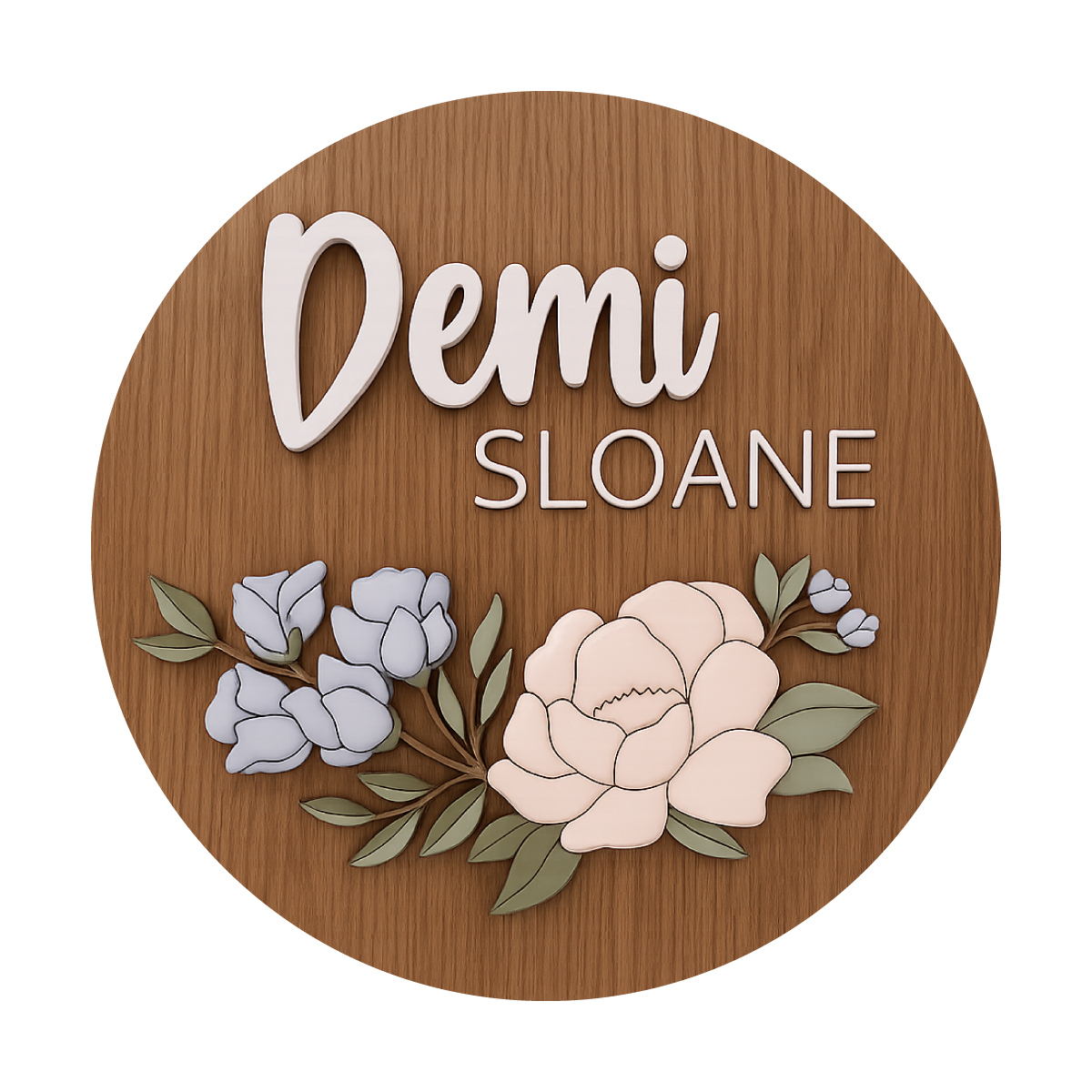 Demi | 3D Wood Sign