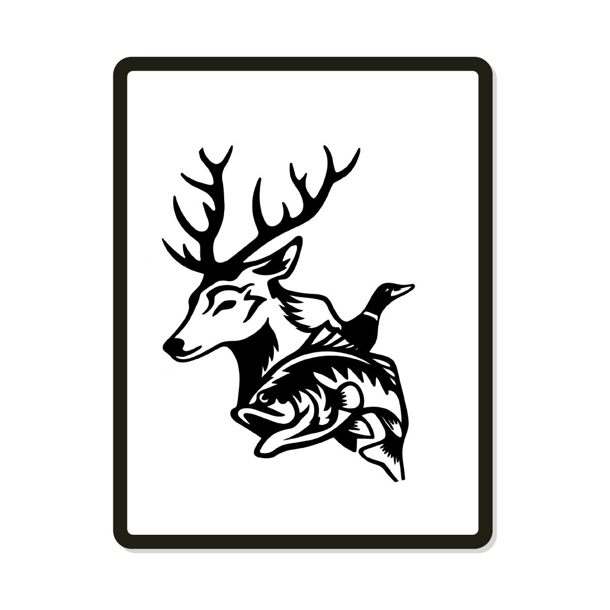 Duke Round | Animal Silhouette