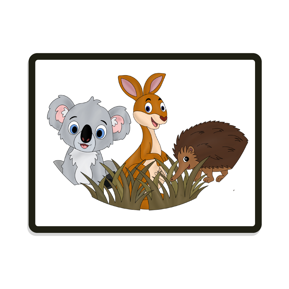 Dundee Round | Australian Animals