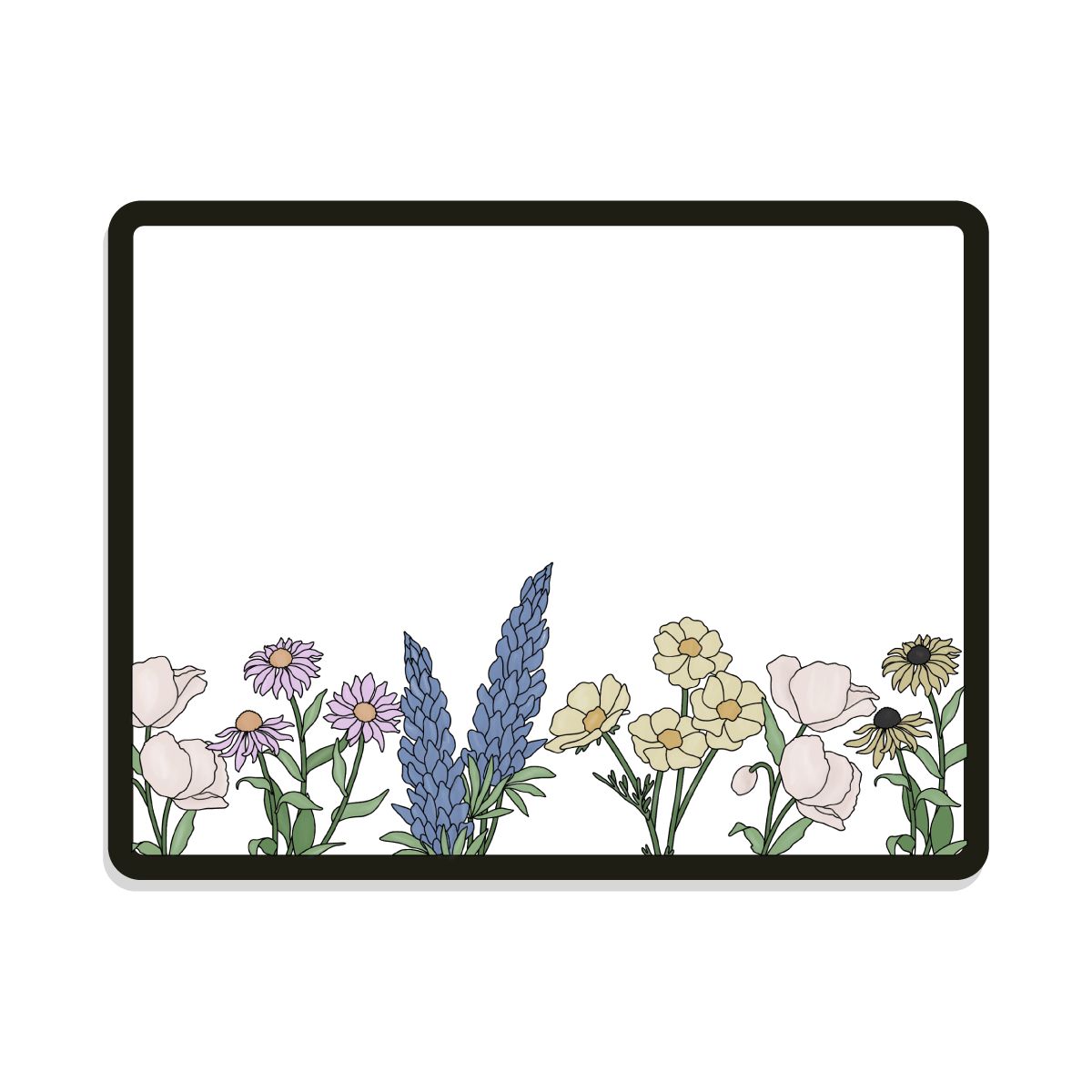 Frankie Rectangle | Wildflowers