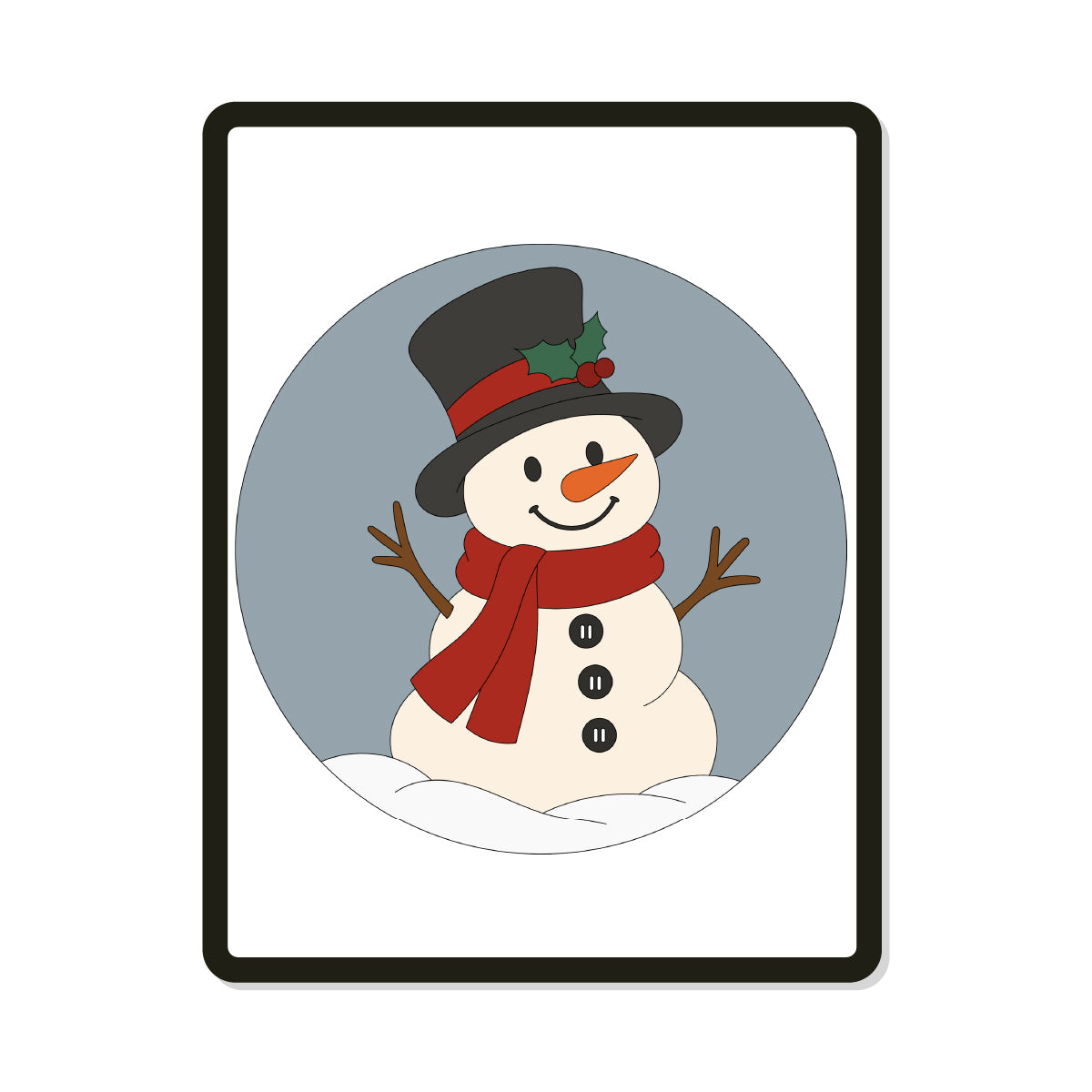 Frosty | Round | Snowman