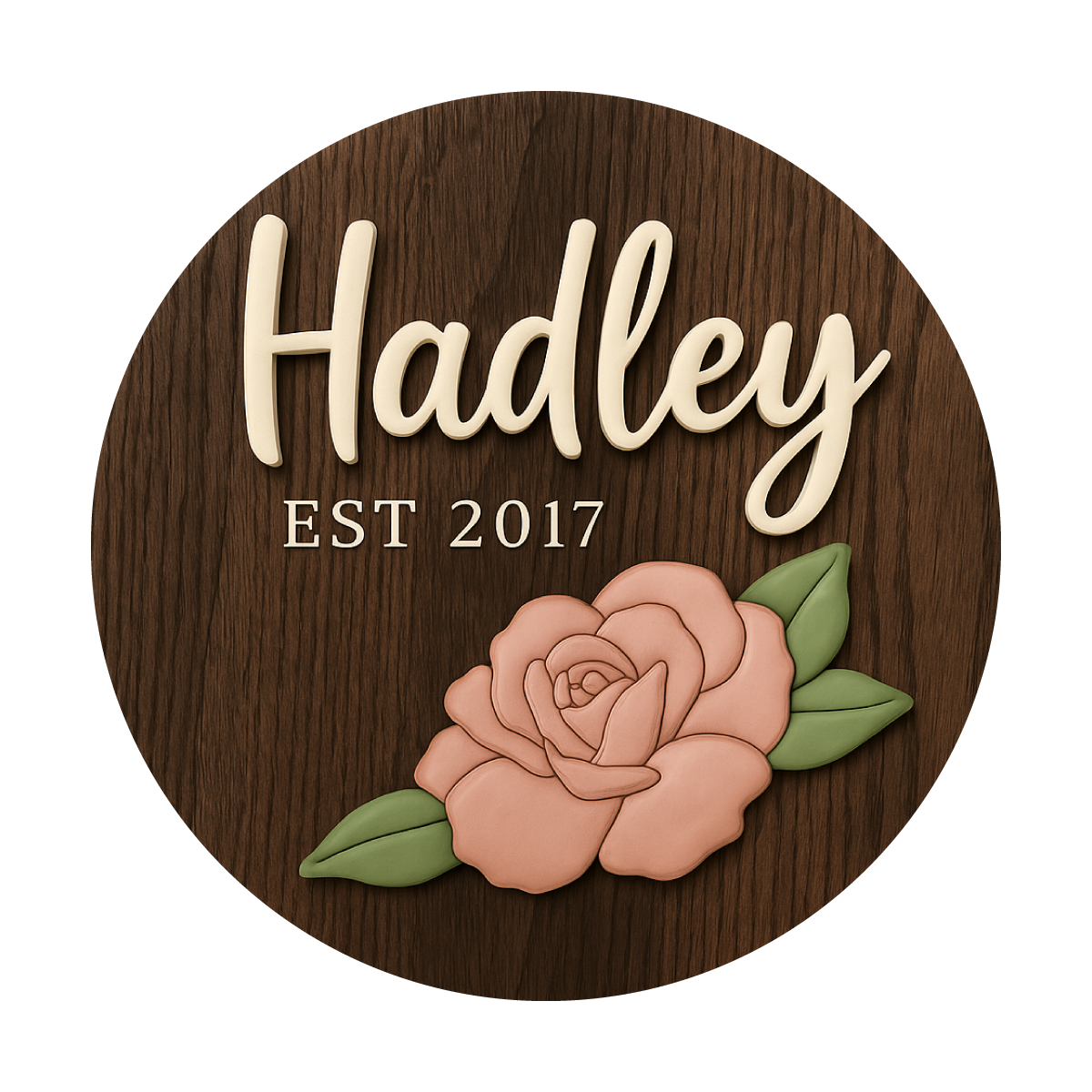 Hadley | 3D Wood Sign