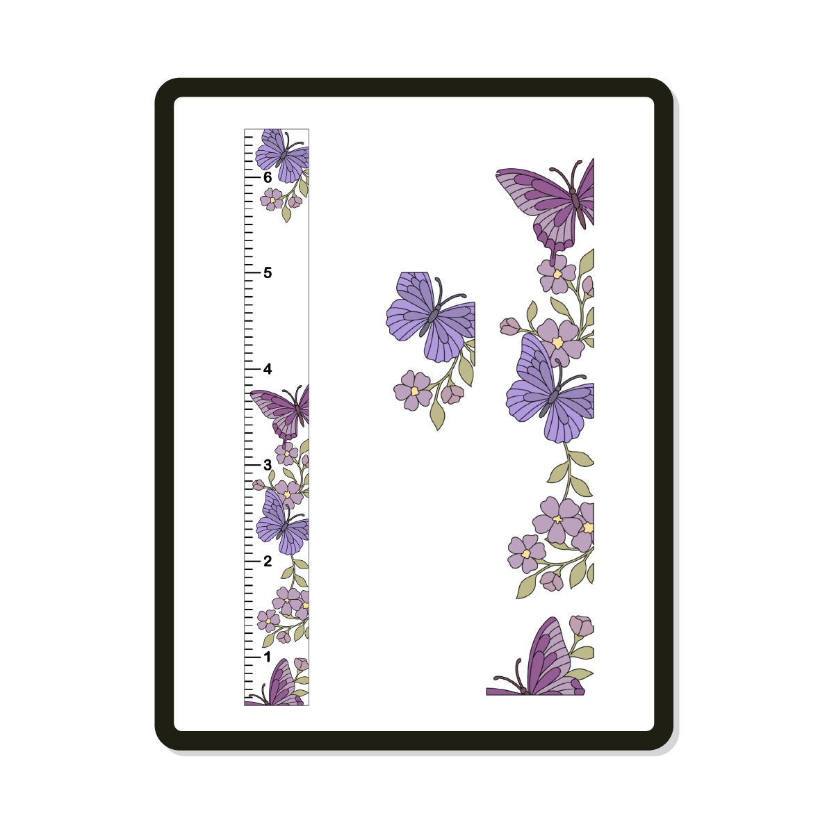 Hannah | Growth Chart | Butterfly