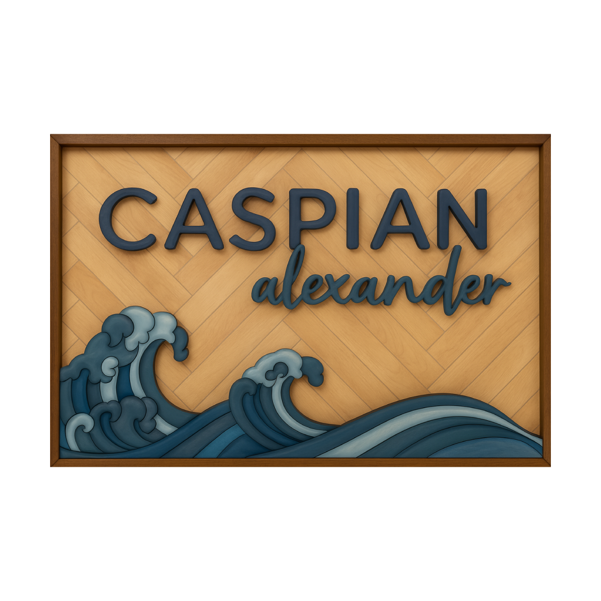 Harbor | Rectangle | 3D Wood Sign