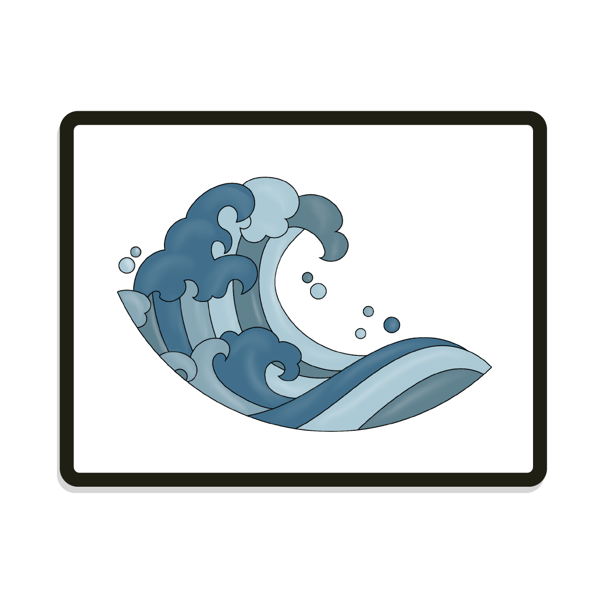 Harbor | Round | Waves
