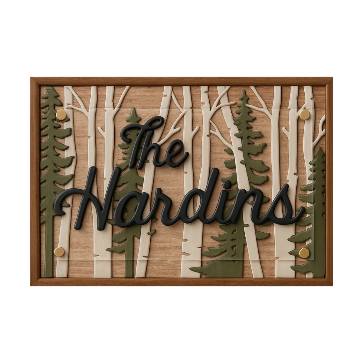Hardin | 3D Wood Sign
