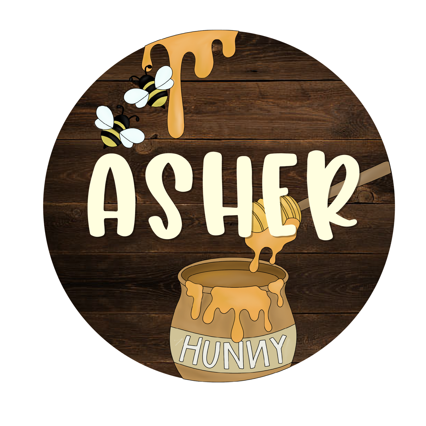 Hundred Acre | Round | Digital SVG Template