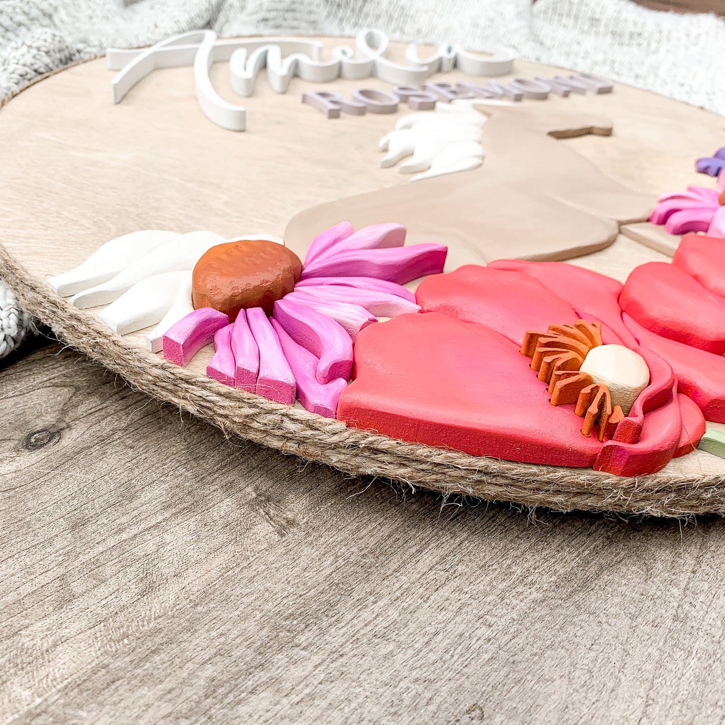 Amelia | 3D Wood Sign