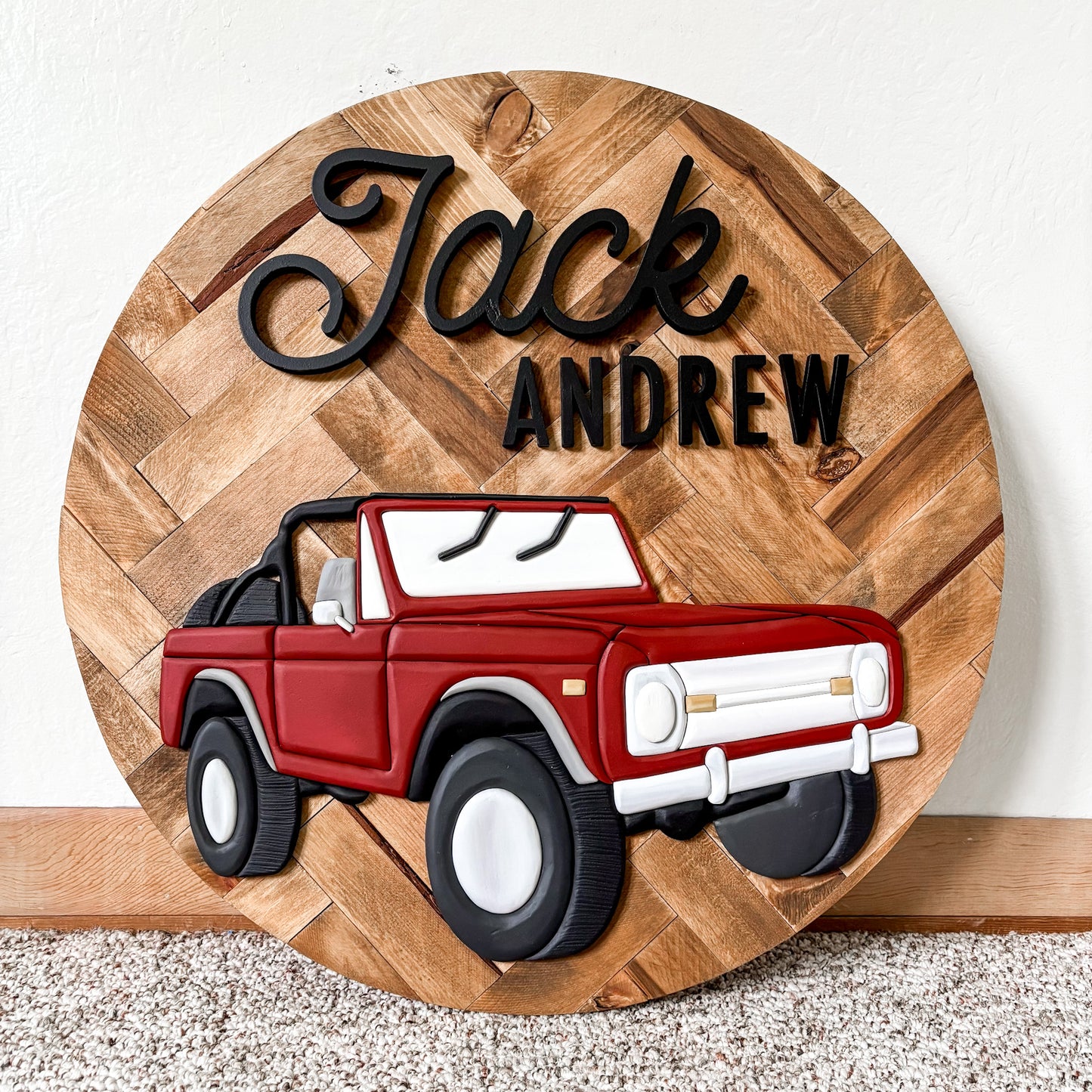 Jack | 3D Wood Sign
