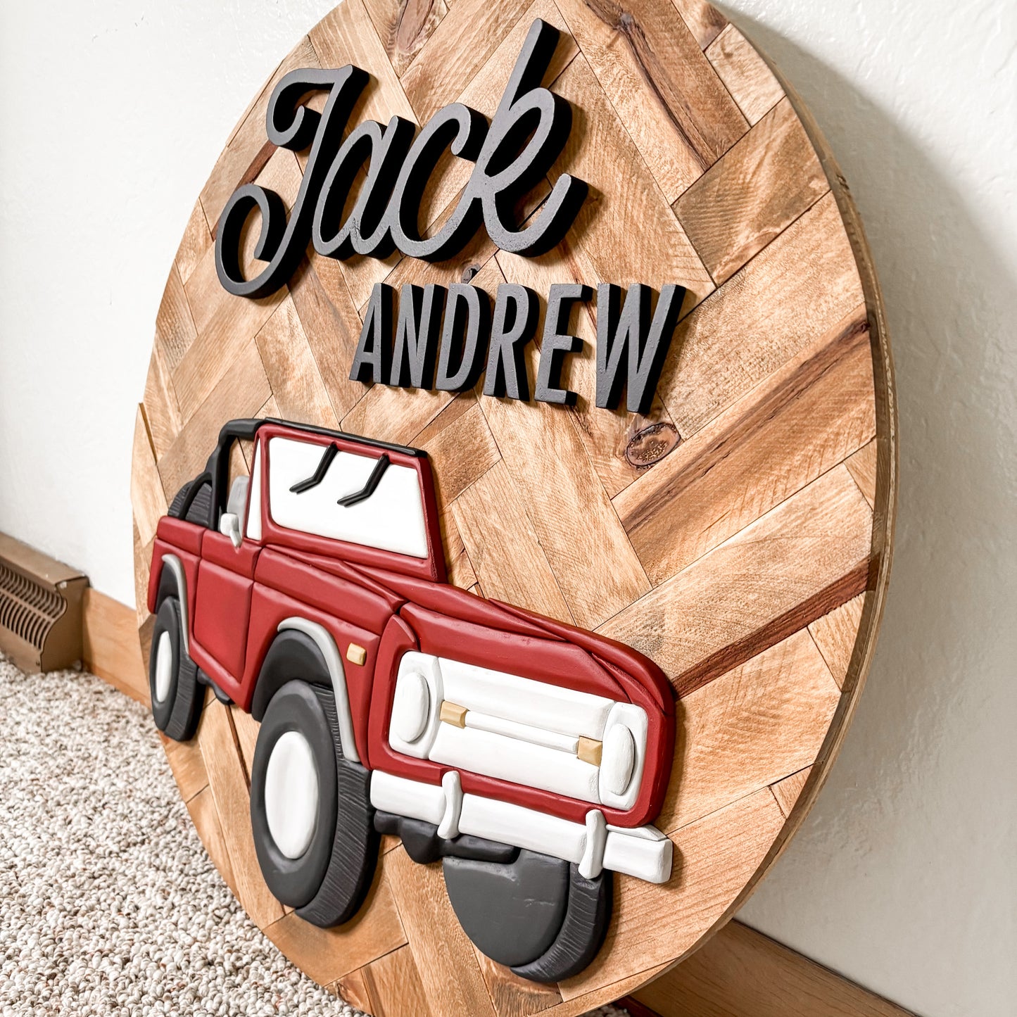 Jack | 3D Wood Sign