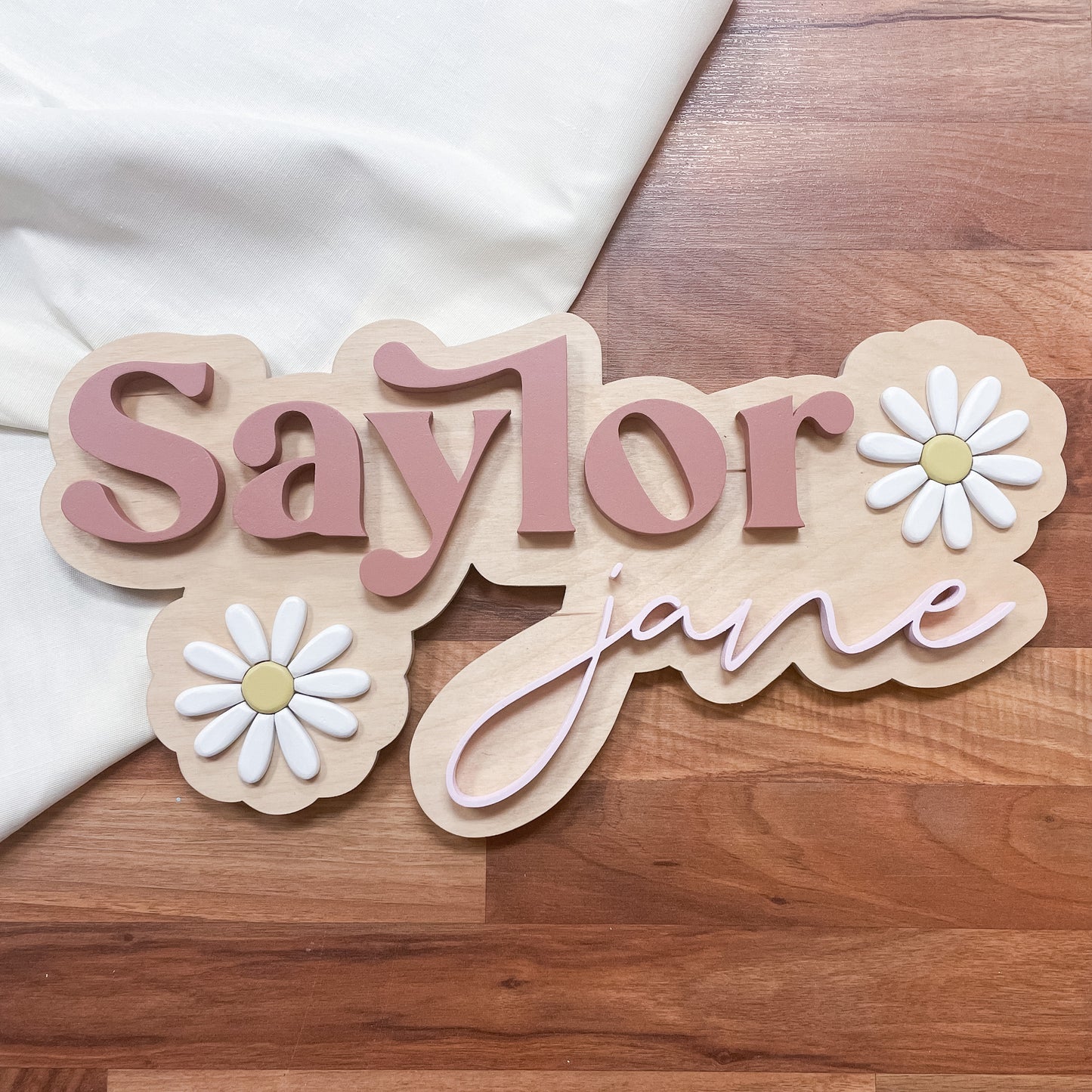 Saylor | 3D Wood Sign