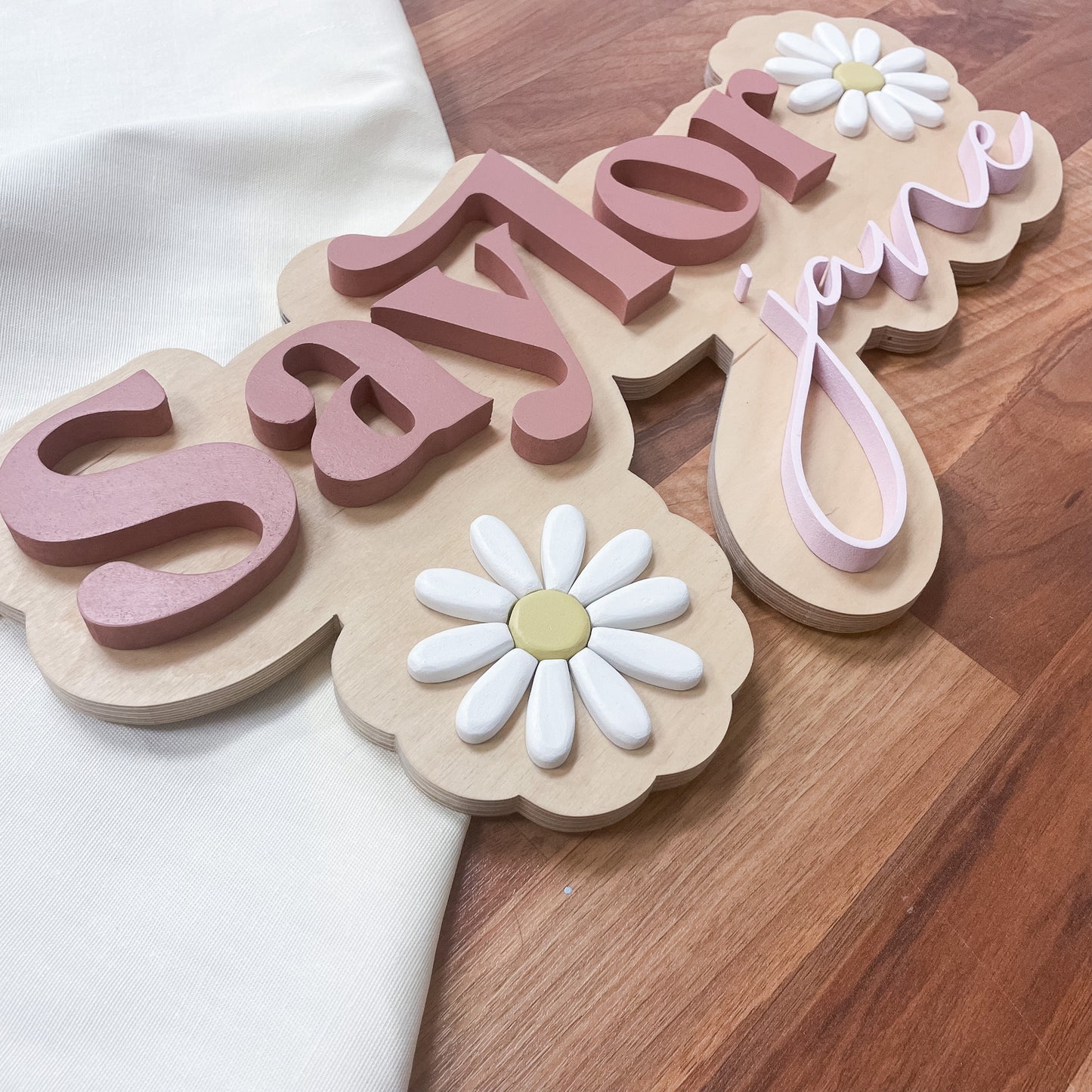 Saylor | 3D Wood Sign