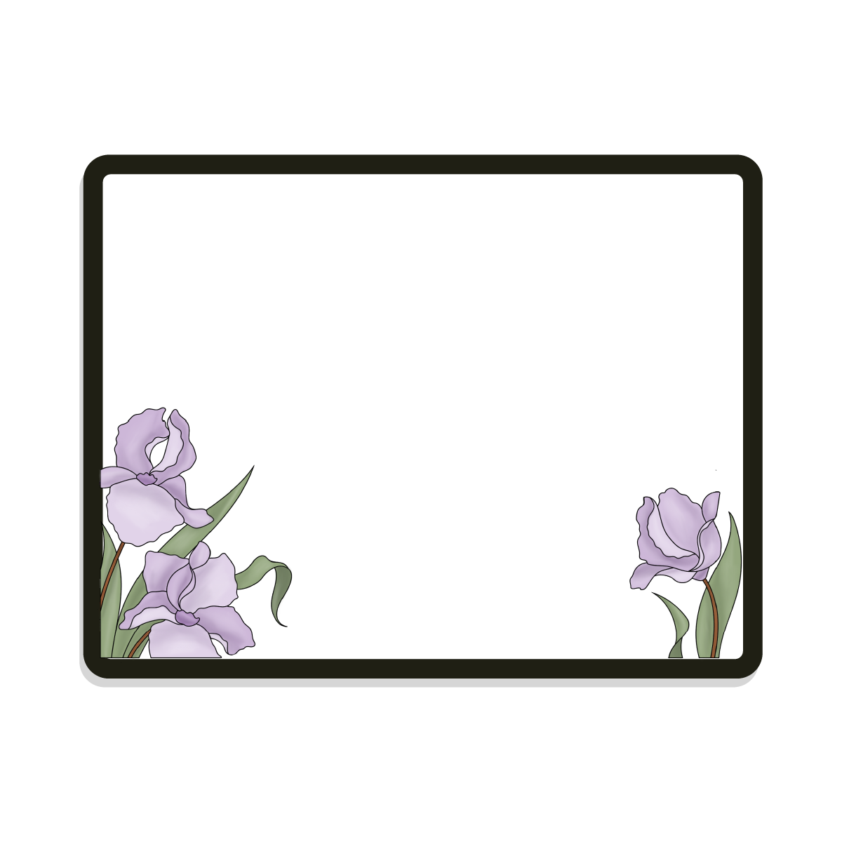 Iris | Digital SVG Template
