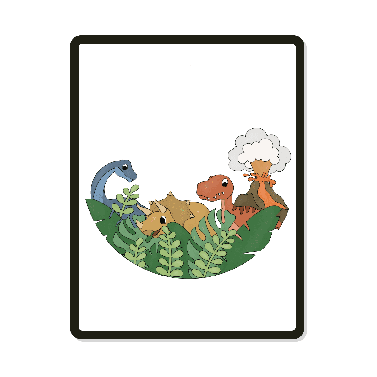 Jurassic | Digital SVG Template
