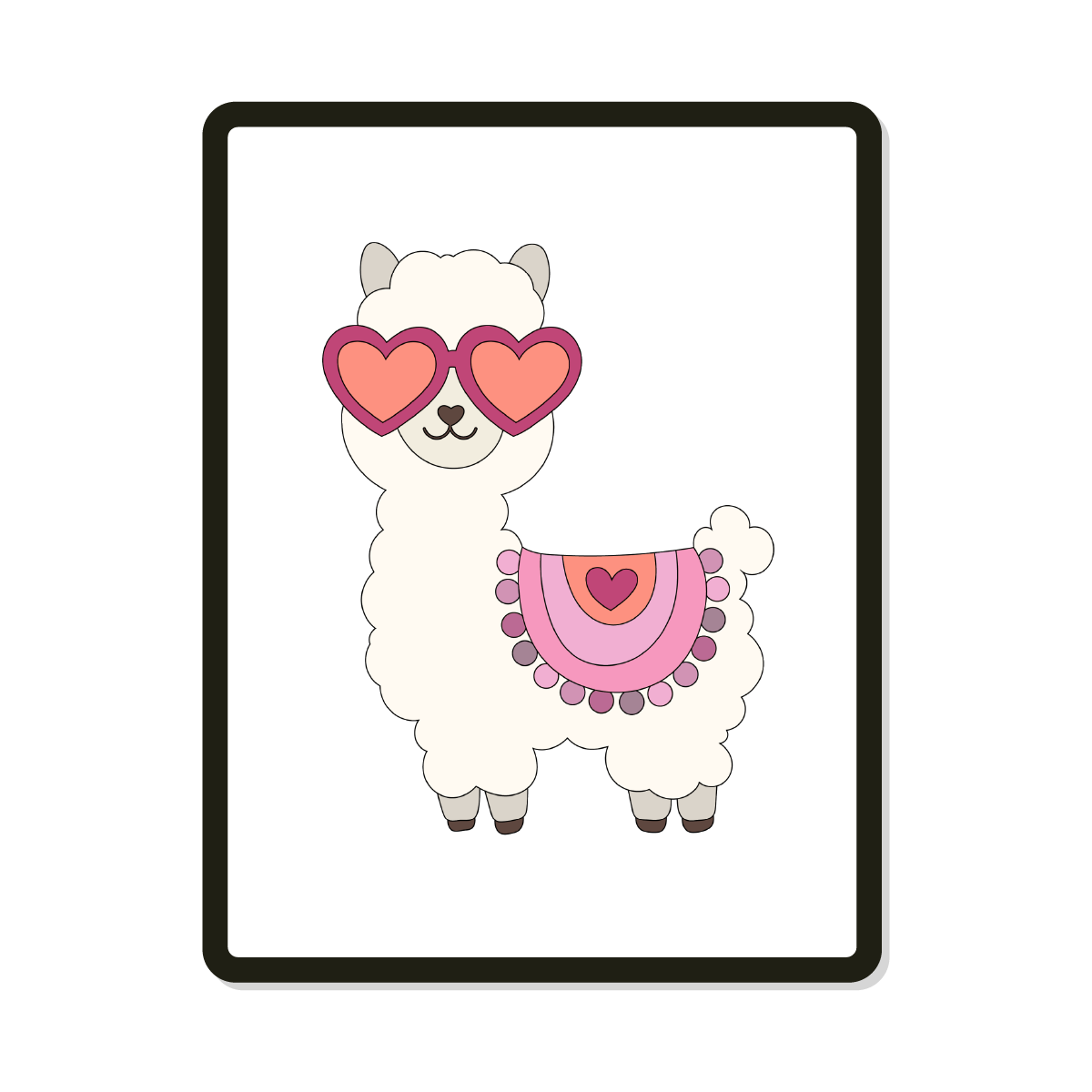 Lulu | Valentines Llama
