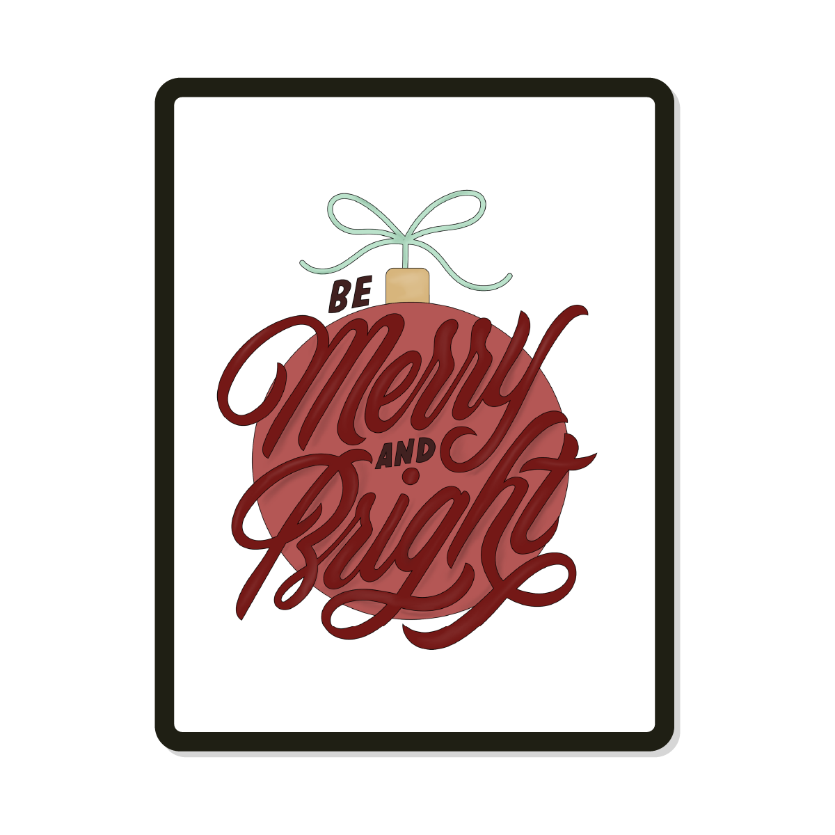 Merry | Digital SVG Template