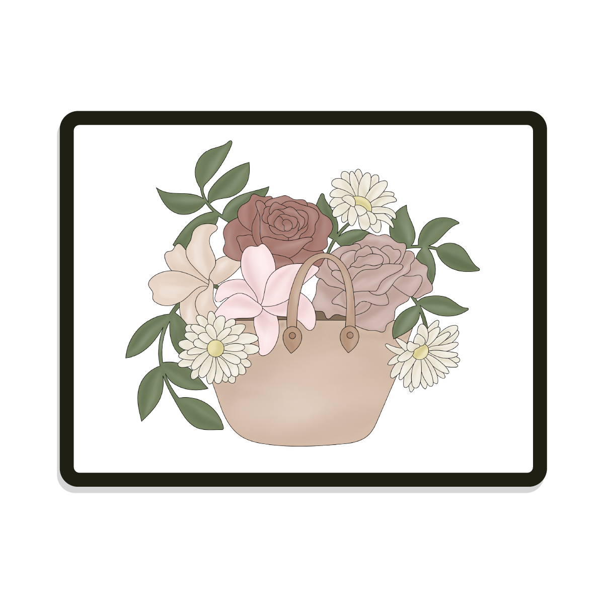 Opal | Digital SVG Template