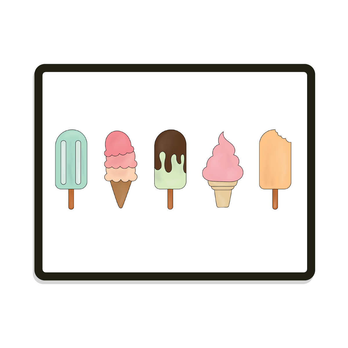 Popsicle | Digital SVG Template