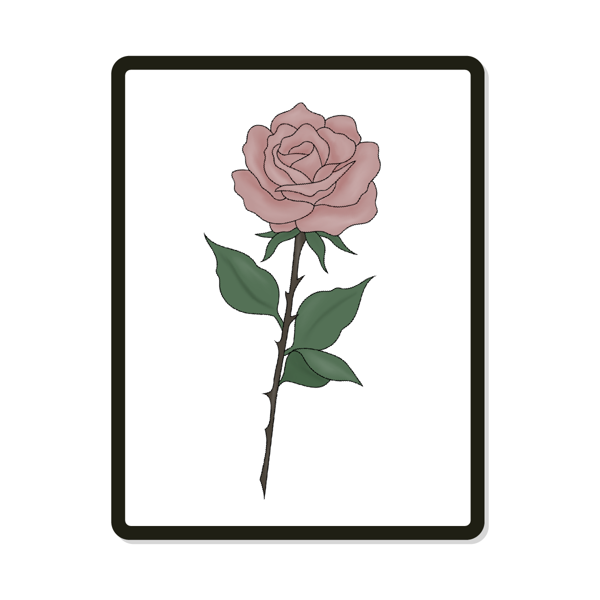 Rosa | Digital SVG Template