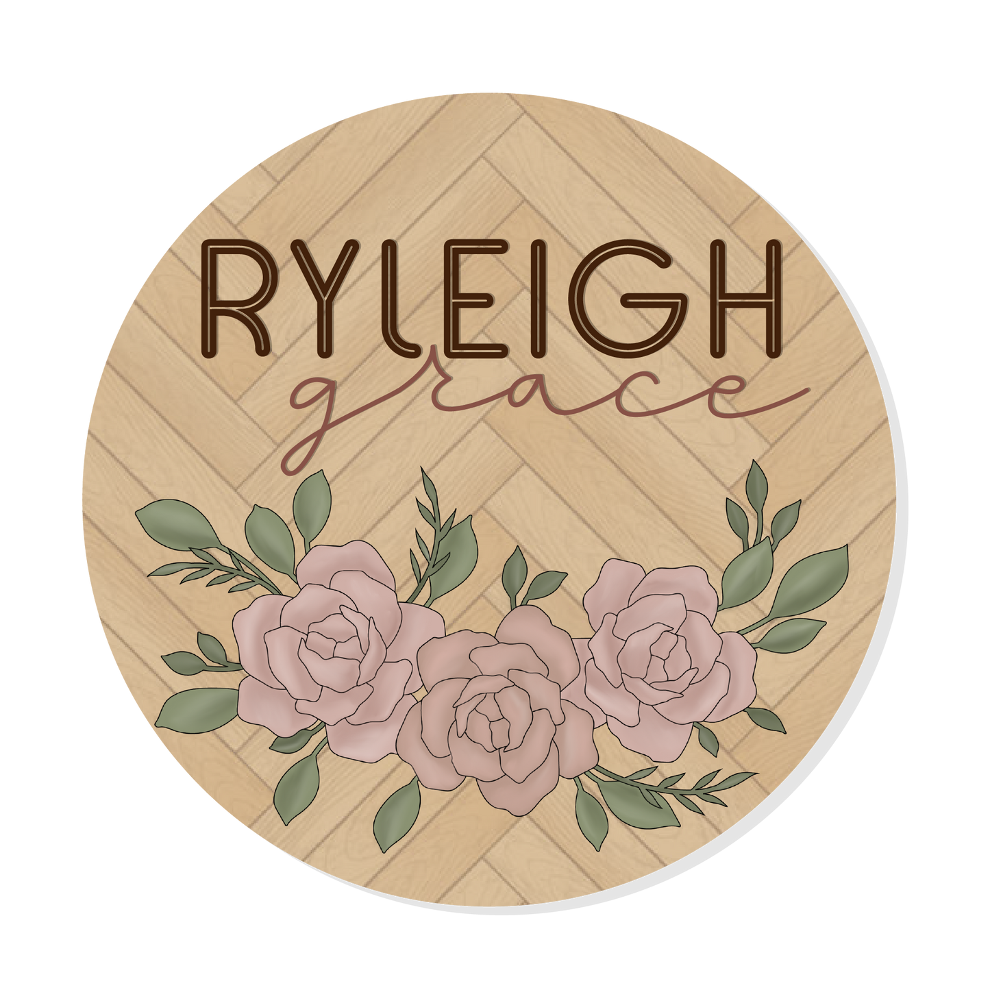 Ryleigh | Round | Peony Floral