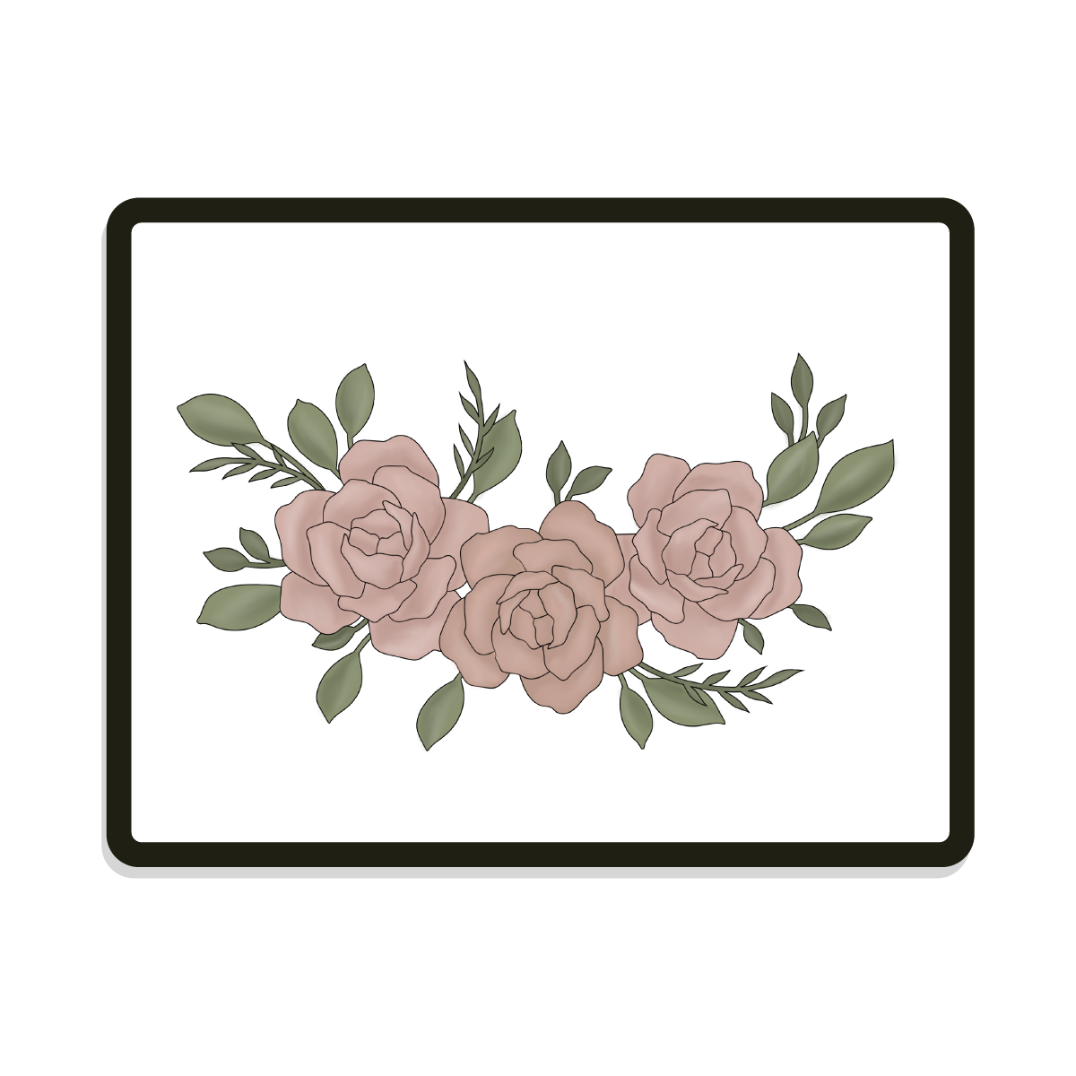 Ryleigh | Round | Peony Floral