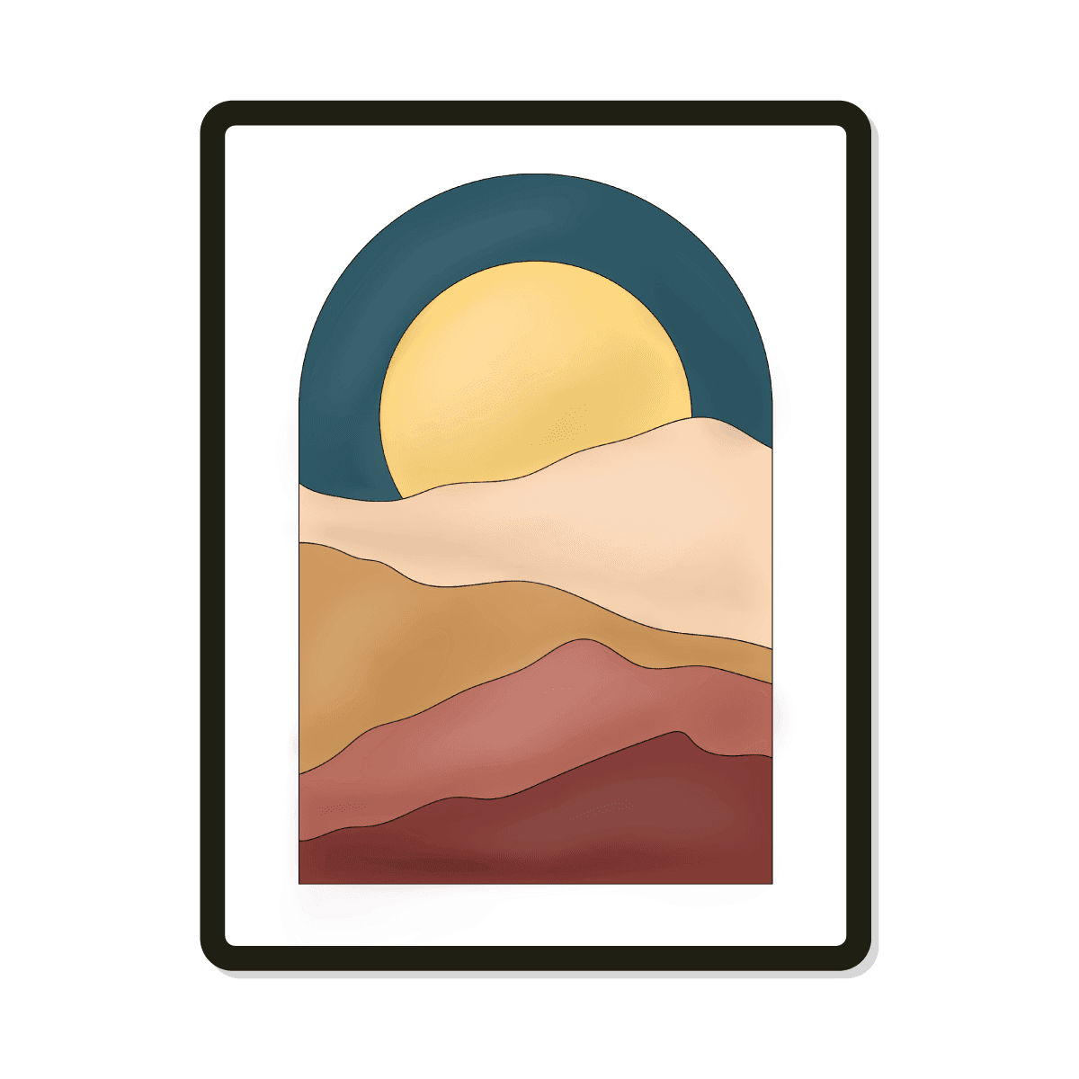 Sandya | Digital SVG Template