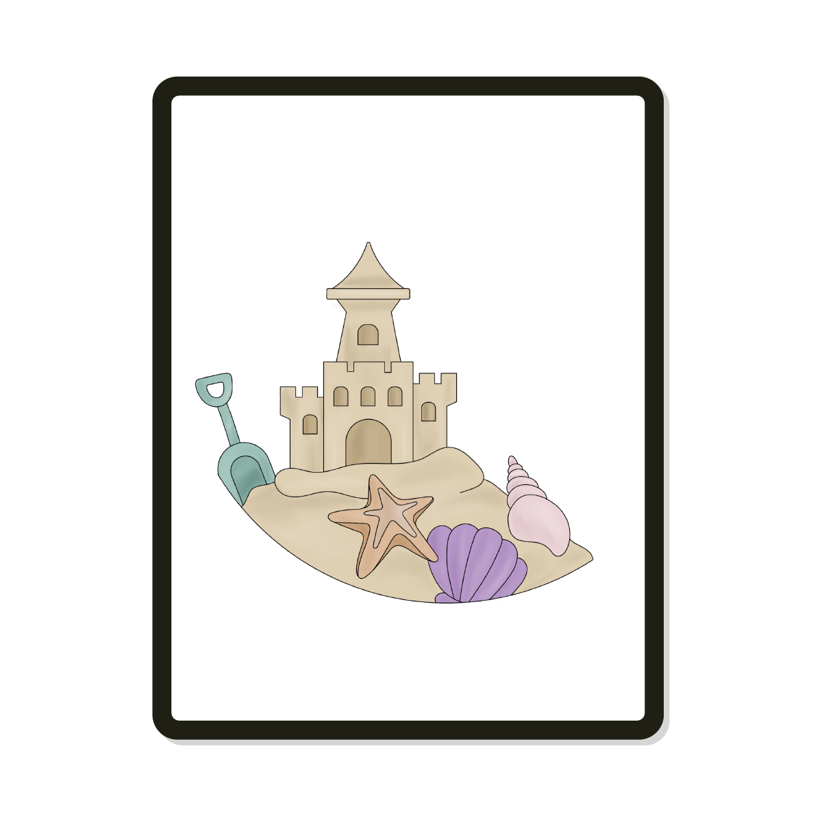Sandy | Digital SVG Template