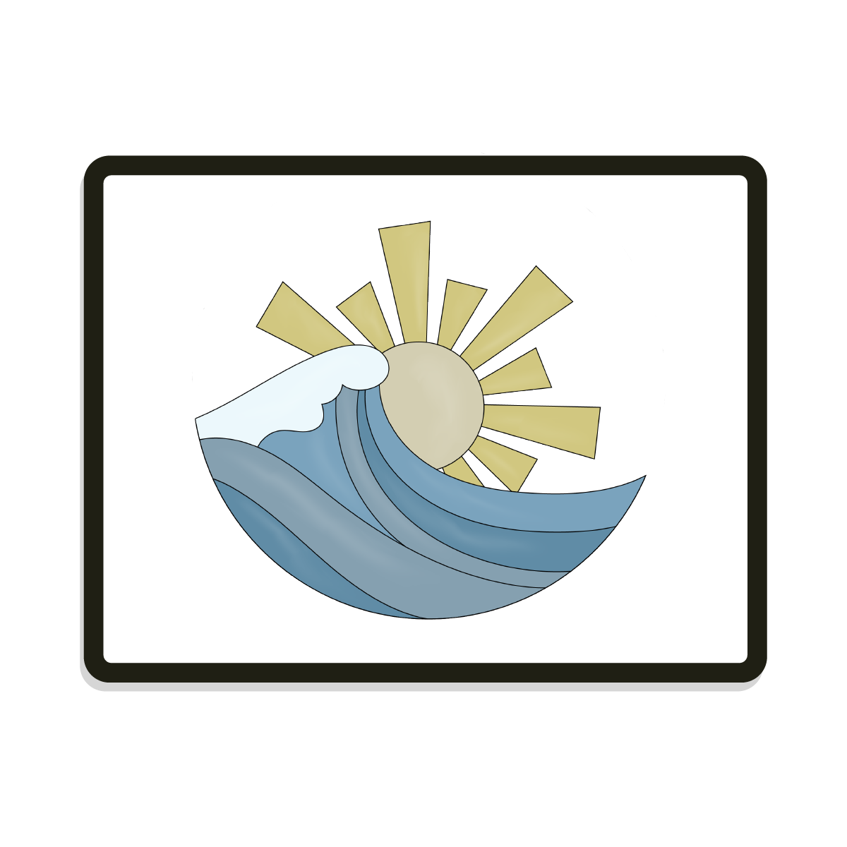 Tide | Digital SVG Template