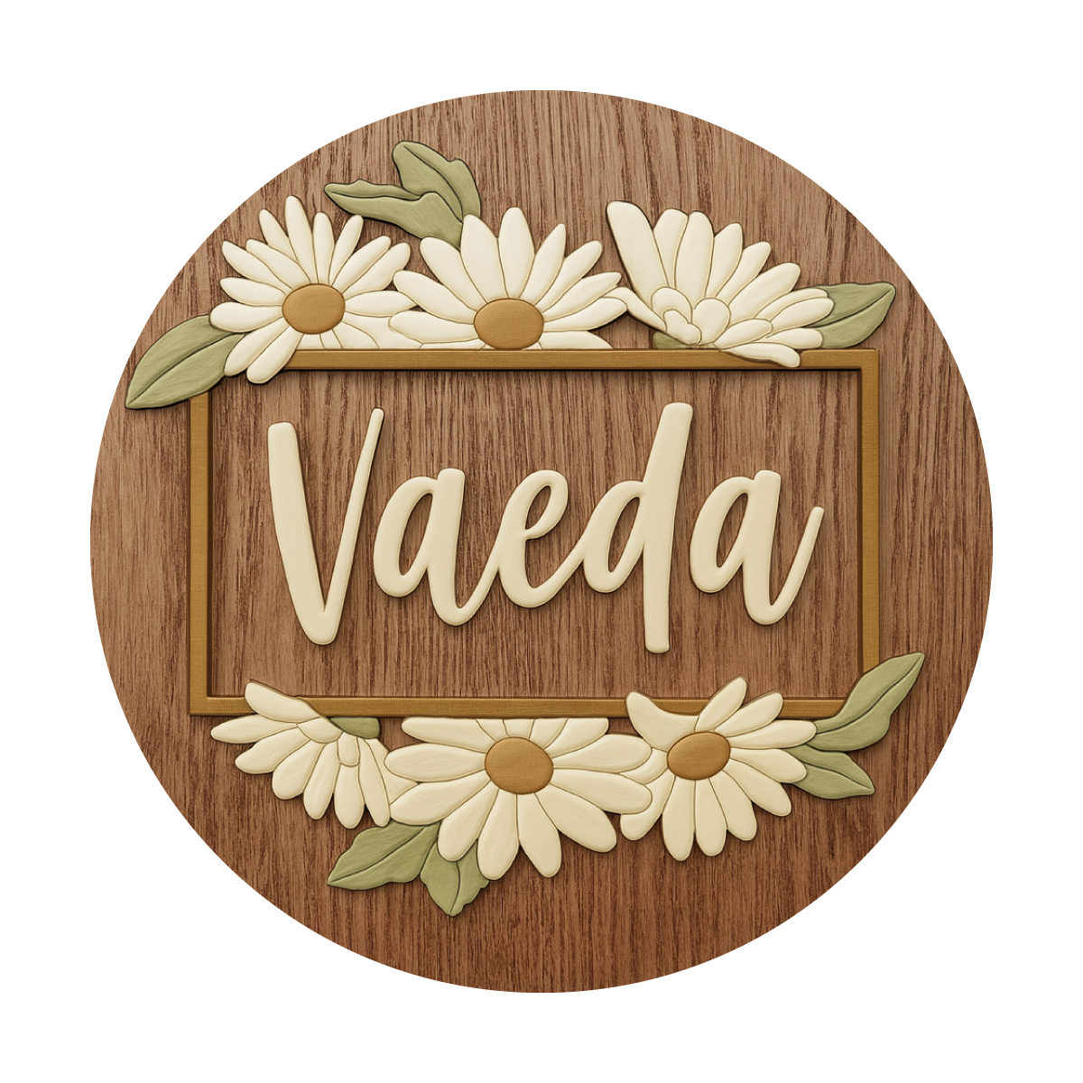 Vaeda | 3D Wood Sign