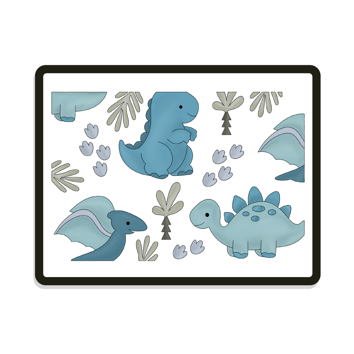 Zach | Digital SVG Template