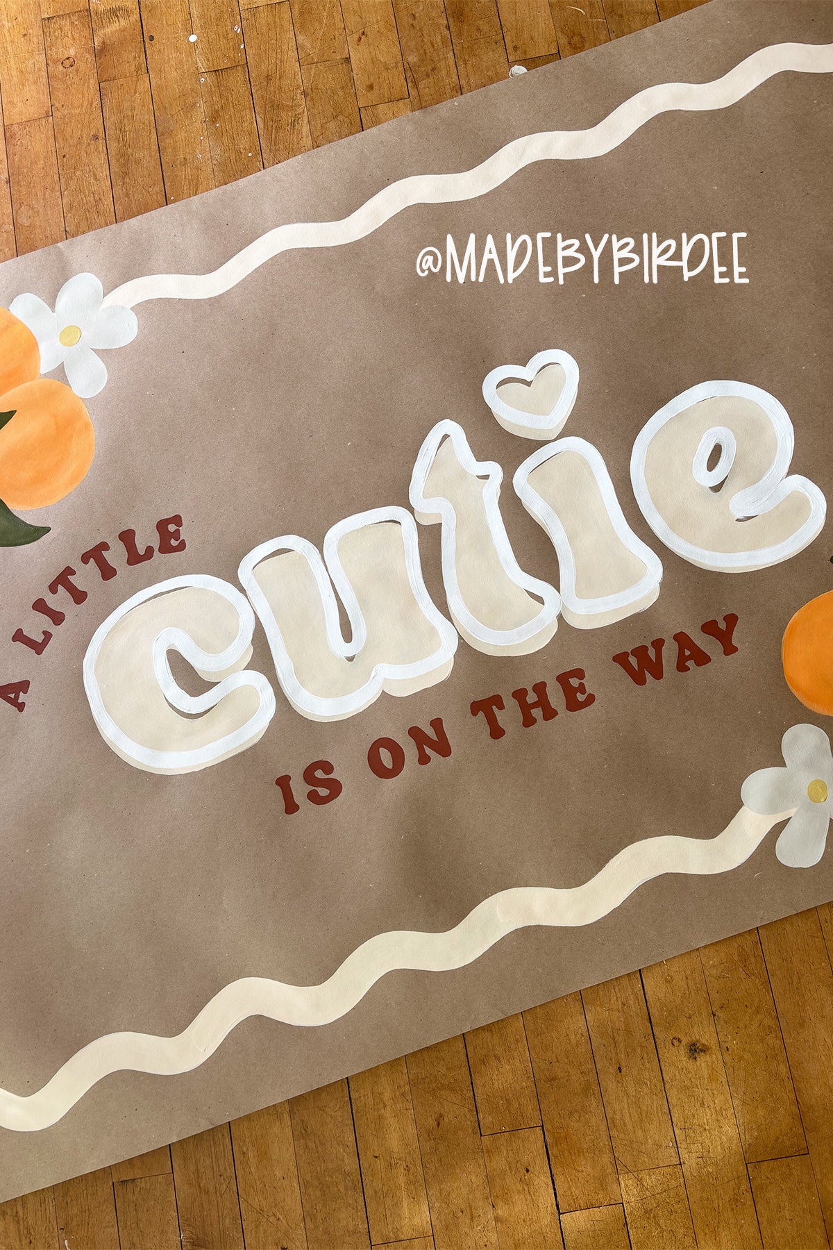 Little Cutie Baby Shower Banner