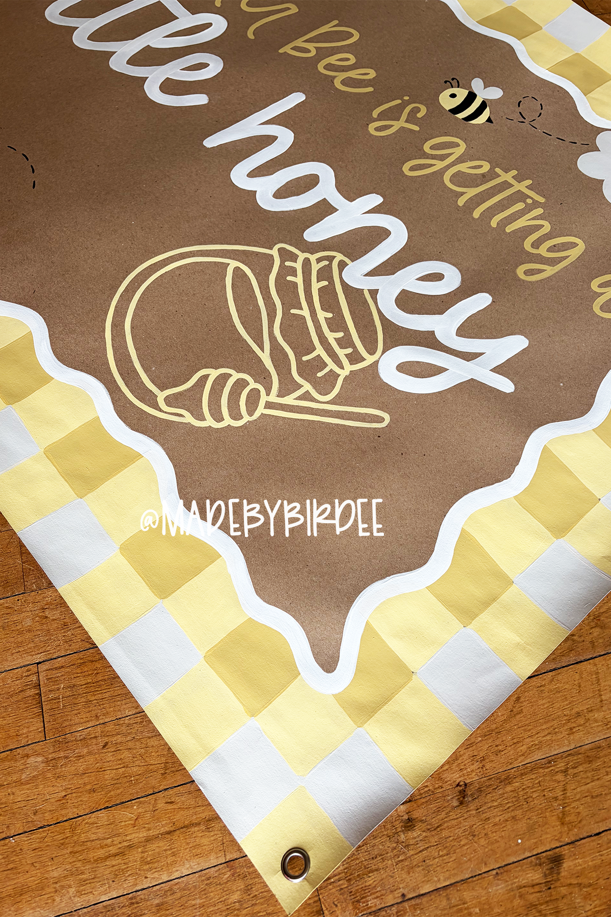 Little Honey Bee Baby Shower Banner