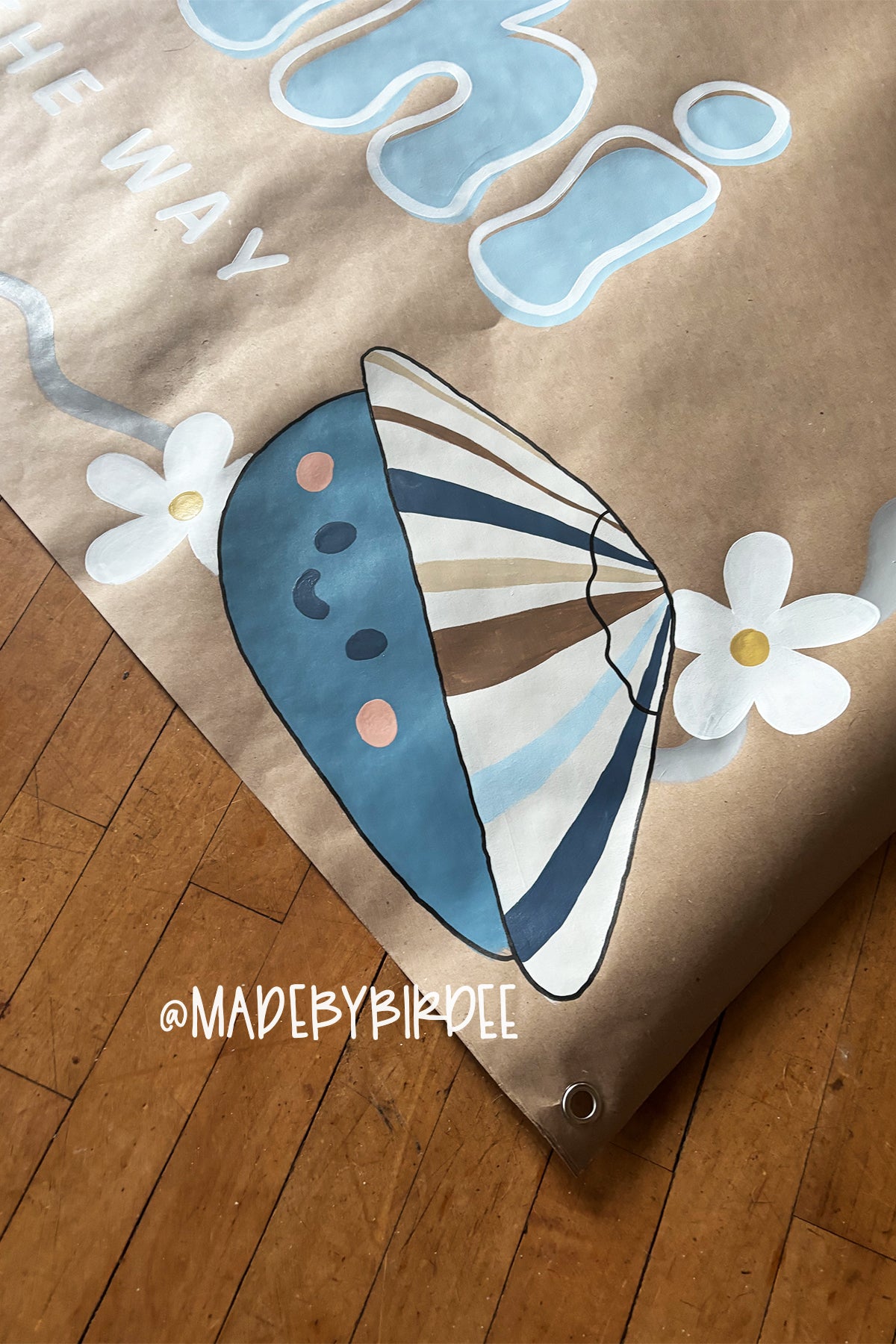 Little ʻOpihi Hawaiian Baby Shower Banner