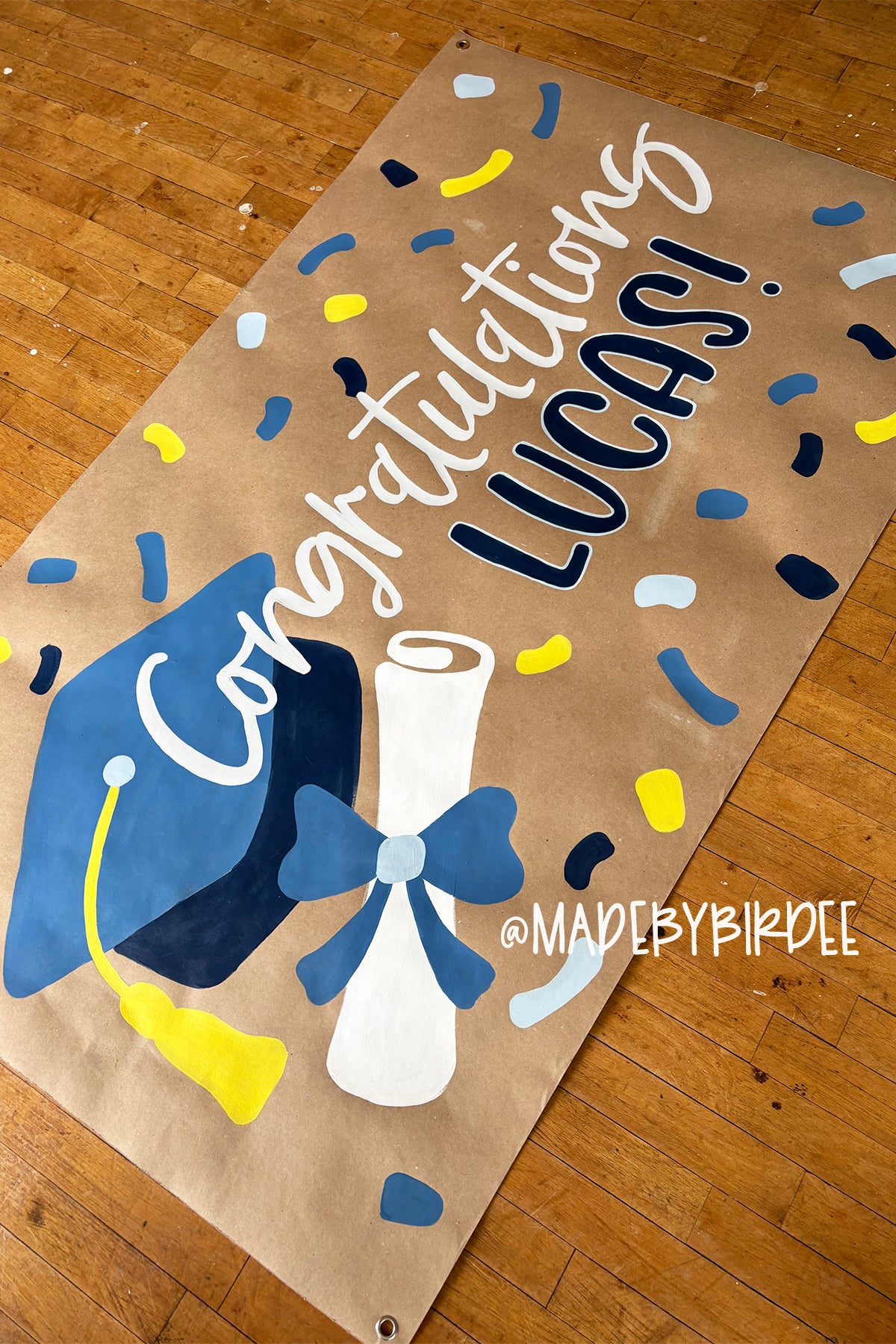 Confetti Graduation Banner