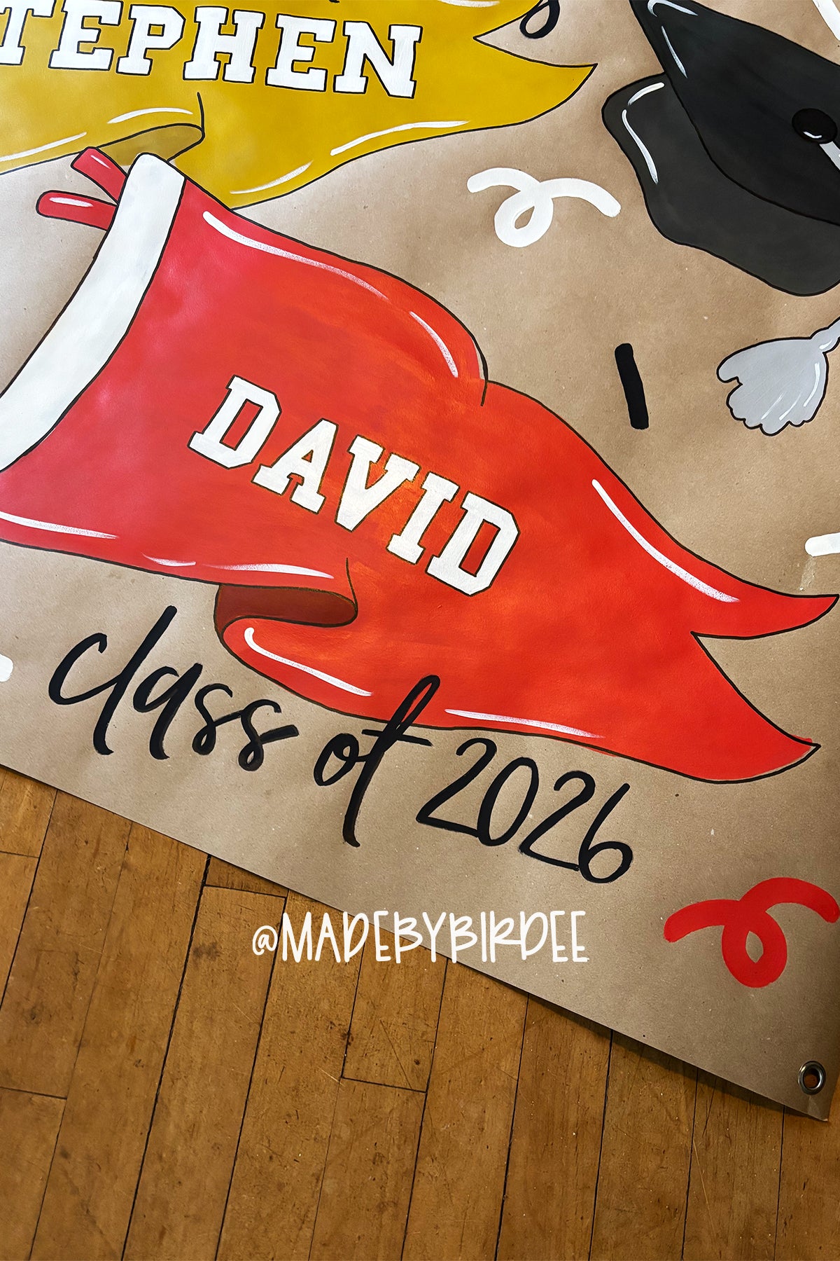Sports Pennant Graduation Banner