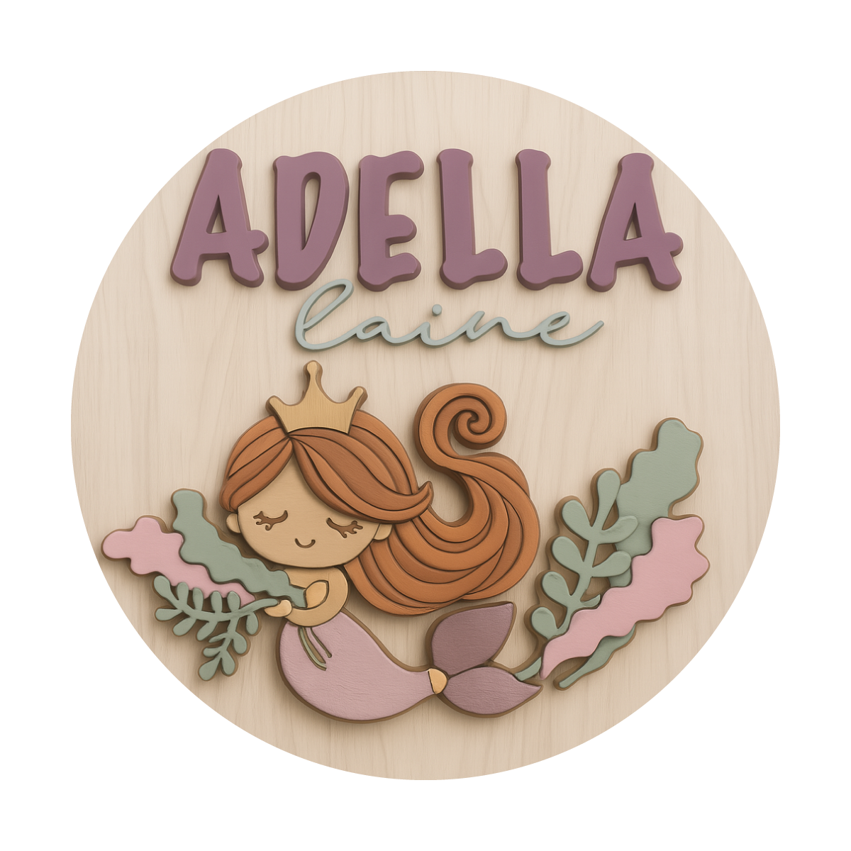 Adella | 3D Wood Sign