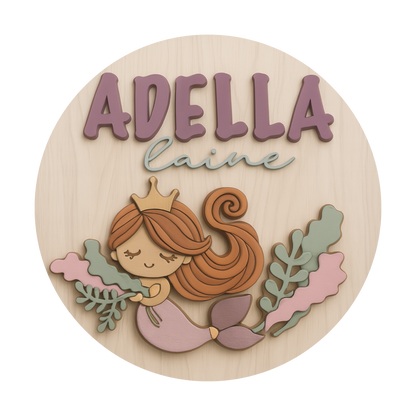 Adella | 3D Wood Sign