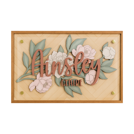 Ainsley | 3D Wood Sign