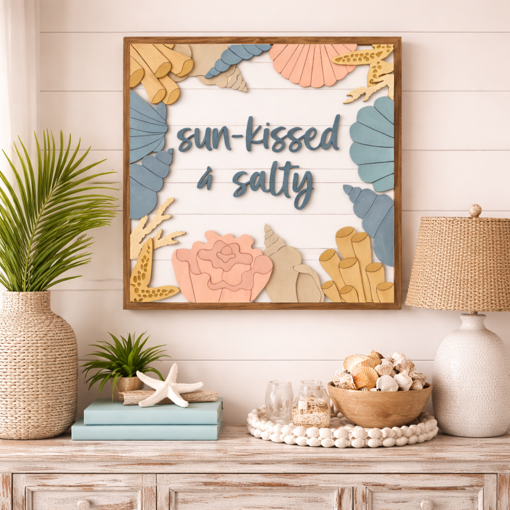 Anchor | Square | Sea Shell Border