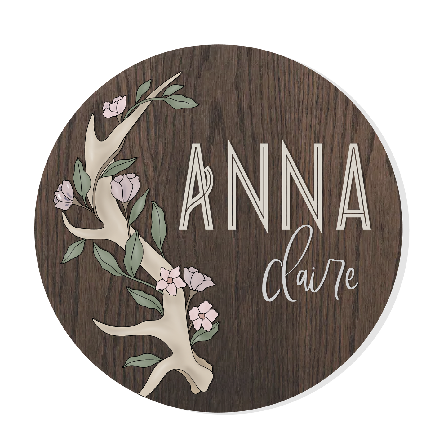 Anna | 3D Wood Sign