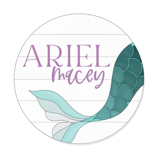 Ariel | 3D Wood Sign