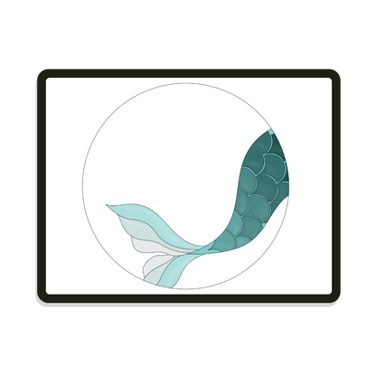 Ariel Round | Mermaid Tail